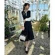 クチュールブローチ(Couture Brooch)の【オフィス／学校行事にも】Vネック裾フレアジャンスカ21
