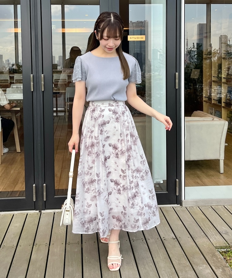 クチュールブローチ(Couture Brooch)の【主役級！華やか大人レディトップス】チュール×レース袖トップス66