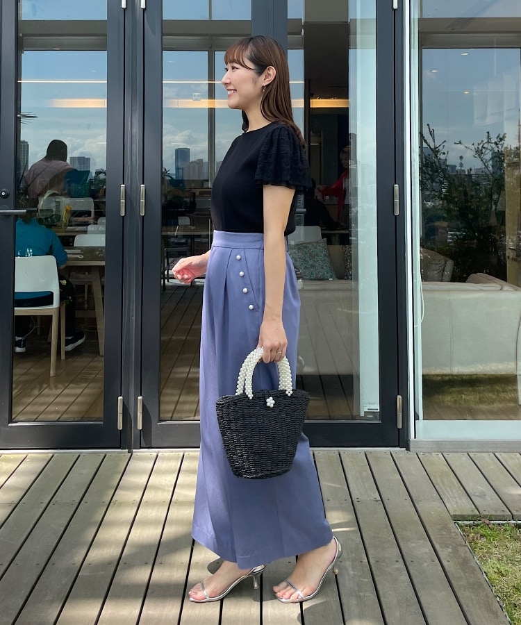 クチュールブローチ(Couture Brooch)の【主役級！華やか大人レディトップス】チュール×レース袖トップス40