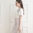 クチュールブローチ(Couture Brooch)の新色追加【接触冷感／UV】肩リボンフレアーTシャツ5