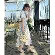 クチュールブローチ(Couture Brooch)の新色追加【接触冷感／UV】肩リボンフレアーTシャツ12