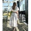 クチュールブローチ(Couture Brooch)の新色追加【接触冷感／UV】肩リボンフレアーTシャツ13