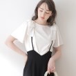クチュールブローチ(Couture Brooch)の新色追加【接触冷感／UV】肩リボンフレアーTシャツ54