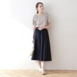 クチュールブローチ(Couture Brooch)の新色追加【接触冷感／UV】肩リボンフレアーTシャツ61