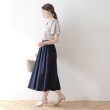 クチュールブローチ(Couture Brooch)の新色追加【接触冷感／UV】肩リボンフレアーTシャツ62