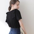 クチュールブローチ(Couture Brooch)の新色追加【接触冷感／UV】肩リボンフレアーTシャツ76