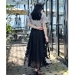 クチュールブローチ(Couture Brooch)の新色追加【接触冷感／UV】肩リボンフレアーTシャツ69