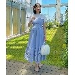 クチュールブローチ(Couture Brooch)の新色追加【接触冷感／UV】肩リボンフレアーTシャツ57