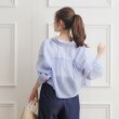 クチュールブローチ(Couture Brooch)の【羽織でも、一枚着としても】パール調ボタンシアーシャツ33