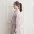 クチュールブローチ(Couture Brooch)の【羽織でも、一枚着としても】パール調ボタンシアーシャツ71