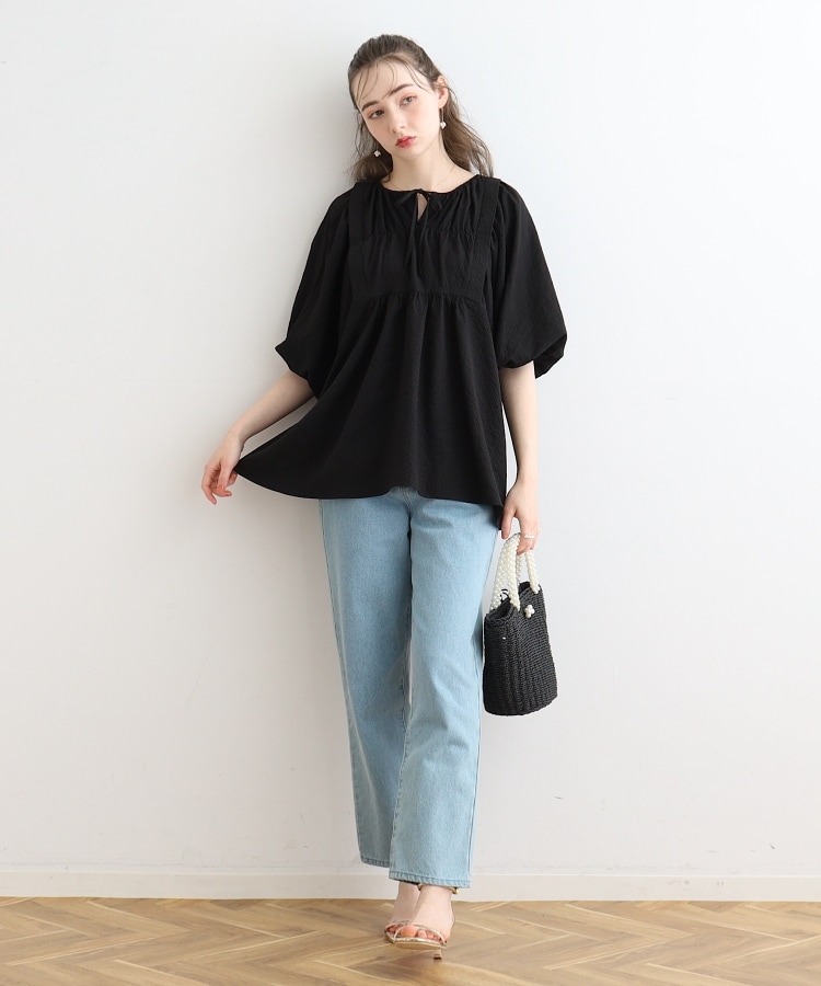 超ふわもこ うさ耳2WAY OFF-SHOULDER OUTER【チェーンブローチ