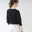 クチュールブローチ(Couture Brooch)の透かし編みカーディガン10