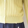 クチュールブローチ(Couture Brooch)の透かし編みカーディガン27