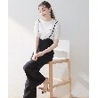 クチュールブローチ(Couture Brooch)の【マシンウォッシャブル／肩紐調節可能】キャミロンパース20
