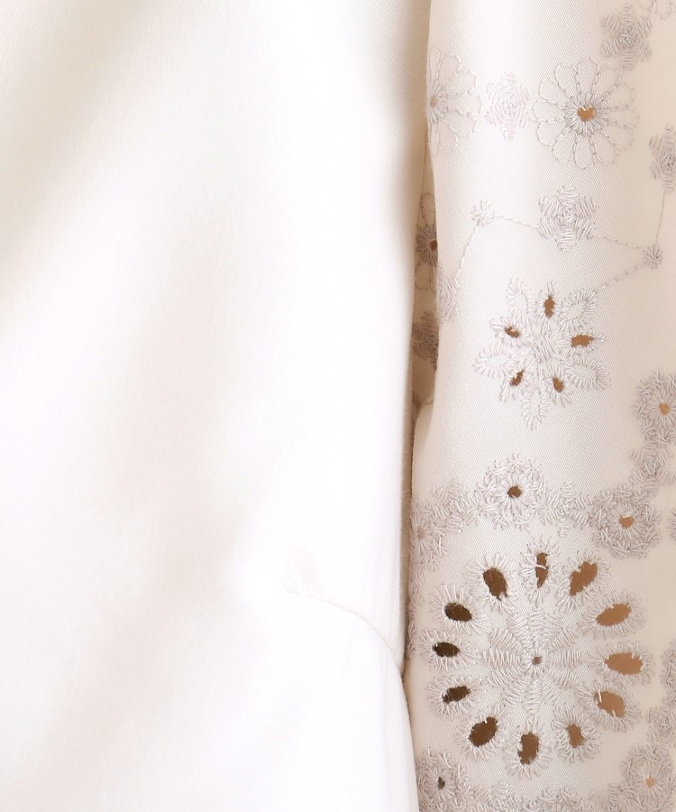 クチュールブローチ(Couture Brooch)の再生ポリ混スパンローンブラウス16