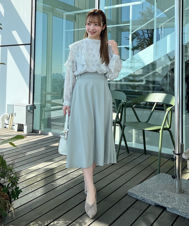 【はこぽす対応商品】 花柄フリルデザインブラウス（シャツ・ブラウス） Couture | トップス