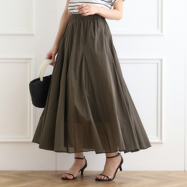 クチュールブローチ(Couture Brooch)のコットンボイルフレアスカート マキシ・ロングスカート