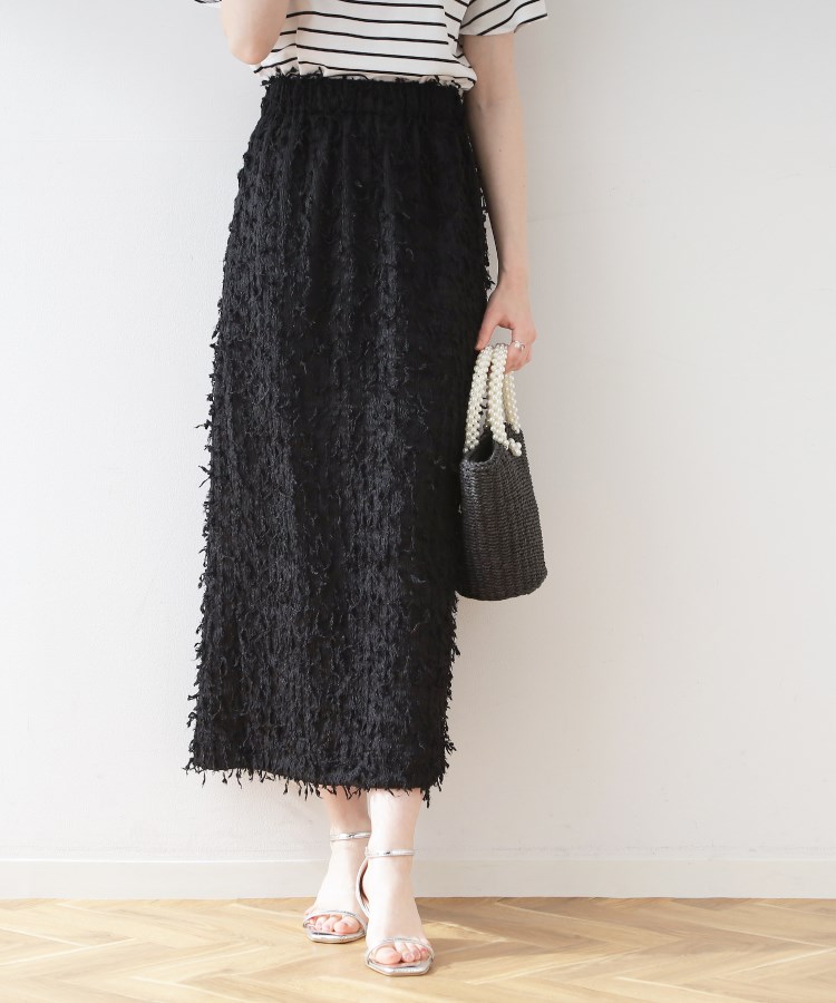 クチュールブローチ(Couture Brooch)のフリンジカットタイトスカート7