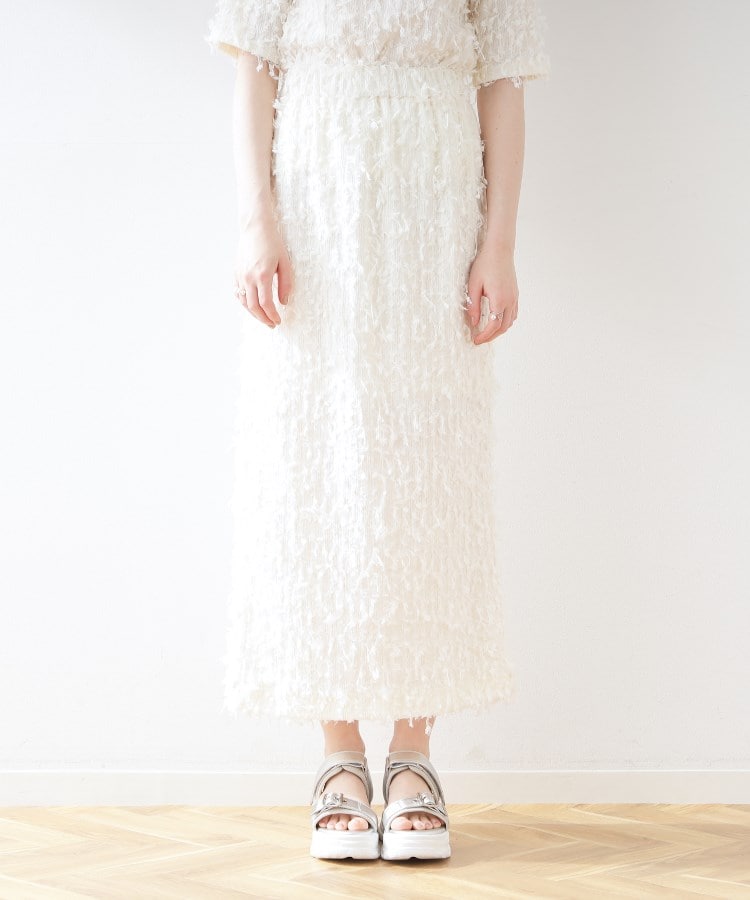 クチュールブローチ(Couture Brooch)のフリンジカットタイトスカート15