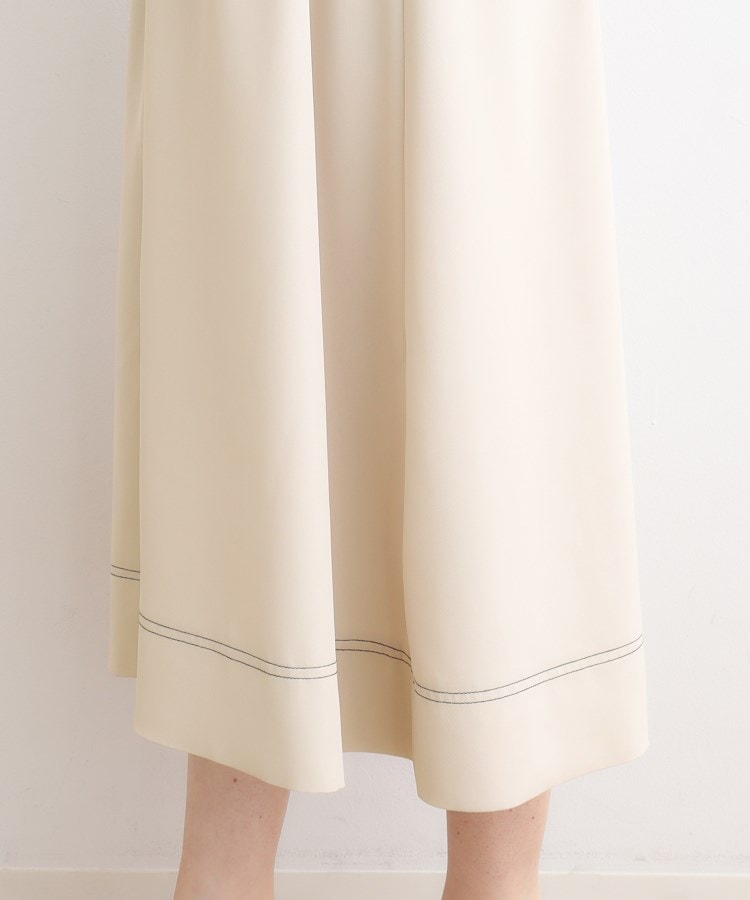 クチュールブローチ(Couture Brooch)の配色ステッチ5分袖ワンピース41