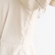 クチュールブローチ(Couture Brooch)の配色ステッチ5分袖ワンピース40