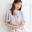 クチュールブローチ(Couture Brooch)の【前後2WAY/マシンウォッシャブル】袖フレアリボンブラウス22