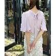 クチュールブローチ(Couture Brooch)の【前後2WAY/マシンウォッシャブル】袖フレアリボンブラウス57