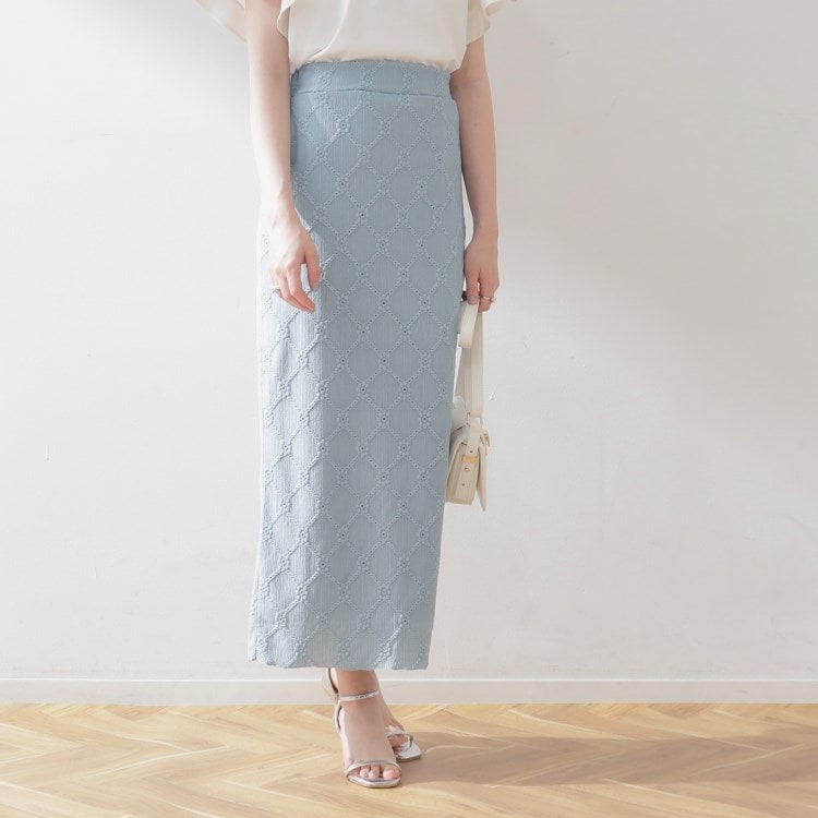 クチュールブローチ(Couture Brooch)のカットレースIラインスカート マキシ・ロングスカート