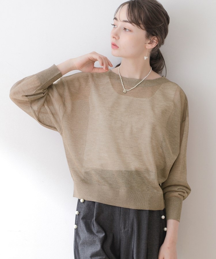 クチュールブローチ(Couture Brooch)の新色＆追加入荷【冷房対策・日焼け対策にも◎】LEVITA／ダブルパール調釦ドロップカーディガン76