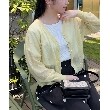 クチュールブローチ(Couture Brooch)の新色＆追加入荷【冷房対策・日焼け対策にも◎】LEVITA／ダブルパール調釦ドロップカーディガン67