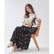 クチュールブローチ(Couture Brooch)の【品よくレディな雰囲気に】ポルカドットフレアースカート9