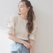 クチュールブローチ(Couture Brooch)の袖プリーツドッキングプルオーバー4