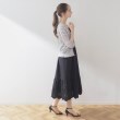クチュールブローチ(Couture Brooch)の配色透かし編みカーディガン11