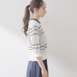 クチュールブローチ(Couture Brooch)の配色透かし編みカーディガン26