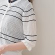 クチュールブローチ(Couture Brooch)の配色透かし編みカーディガン29