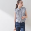 クチュールブローチ(Couture Brooch)のストライプ袖バルーンシャツ10
