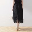 クチュールブローチ(Couture Brooch)の【軽やかで上品なひざ下丈】ケミカルレーススカート6