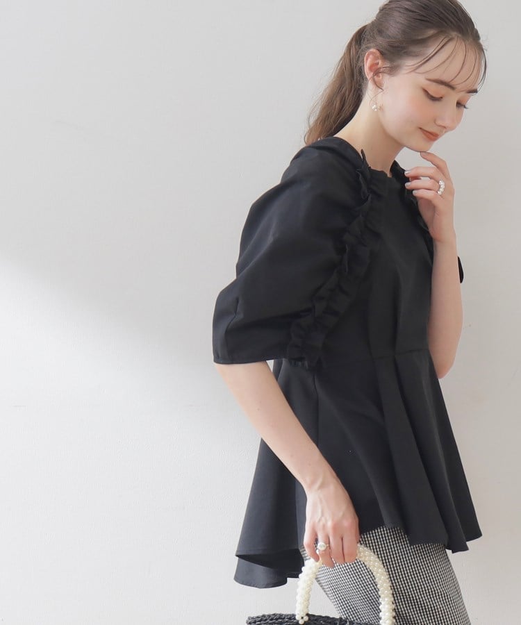 クチュールブローチ(Couture Brooch)のフリルデザインチュニックブラウス13