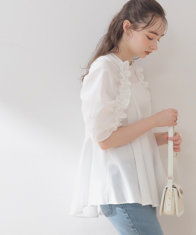 クチュールブローチ(Couture Brooch)のフリルデザインチュニックブラウス6