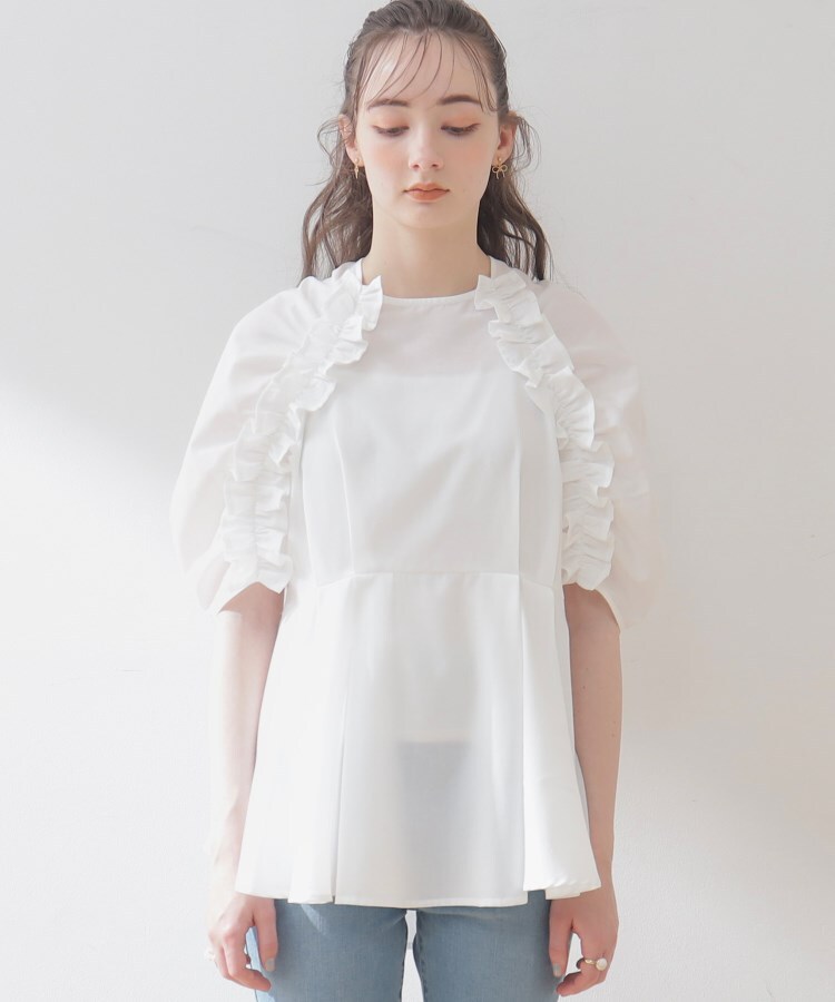 クチュールブローチ(Couture Brooch)のフリルデザインチュニックブラウス18