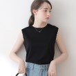 クチュールブローチ(Couture Brooch)の【洗える・接触冷感・UVケア】パール調ノースリーブトップス4