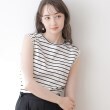 クチュールブローチ(Couture Brooch)の【洗える・接触冷感・UVケア】パール調ノースリーブトップス29