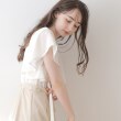 クチュールブローチ(Couture Brooch)の【洗える・二の腕カバー】ピコレースフレア袖テレコ6