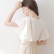 クチュールブローチ(Couture Brooch)の【洗える・二の腕カバー】ピコレースフレア袖テレコ7