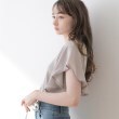 クチュールブローチ(Couture Brooch)の【洗える・二の腕カバー】ピコレースフレア袖テレコ18