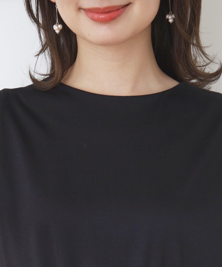 クチュールブローチ(Couture Brooch)の【大人レディの華やかワンピ】カットジャカードドッキングワンピース43