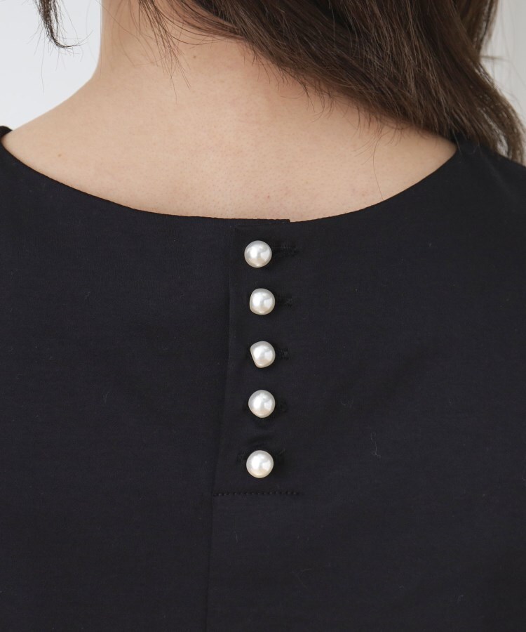 クチュールブローチ(Couture Brooch)の【大人レディの華やかワンピ】カットジャカードドッキングワンピース44