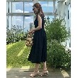 クチュールブローチ(Couture Brooch)の【大人レディの華やかワンピ】カットジャカードドッキングワンピース35