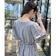 クチュールブローチ(Couture Brooch)の【洗える・二の腕カバー】ウエストシャーリングVネックワンピース13