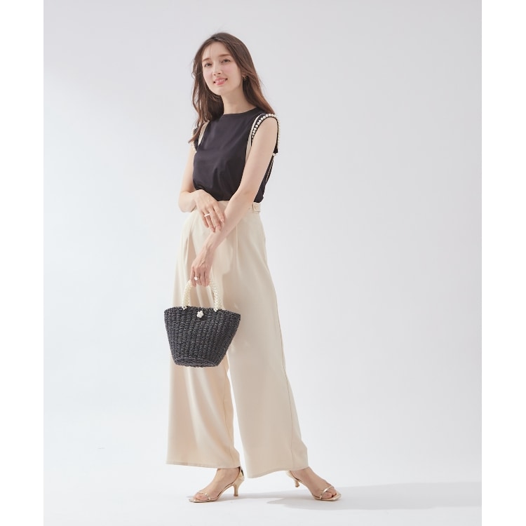 クチュールブローチ(Couture Brooch)のサス付き釦デザインパンツ フルレングスパンツ